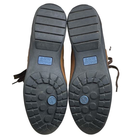 Cole Haan Women's Mardi Brown Distressed Lace Up Boots Size US 8.5 - Picture 9 of 12